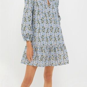 Tuckernuck Blue Daisy Embroidered Palmerston Dress NWT